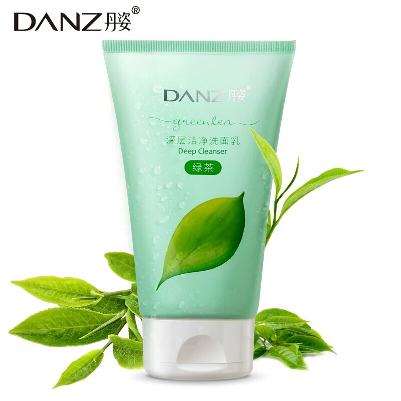 丹姿绿茶洗面奶清肌净透洁面乳深层洁净不紧绷温和控油水润柔滑