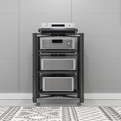 钢骨架功放机柜功放架音响架音响柜音响支架避震脚架影音柜器材柜