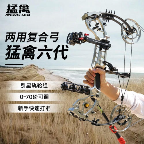 猛禽六代专业级两用复合弓高精度