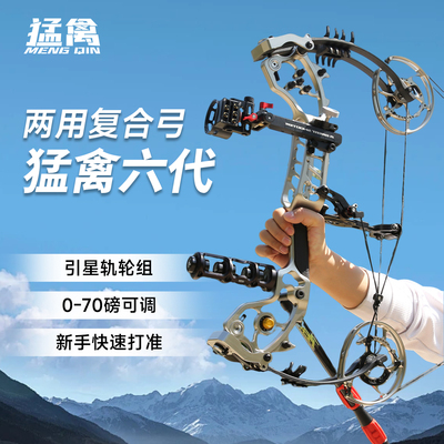猛禽六代复合弓箭高精度大威力
