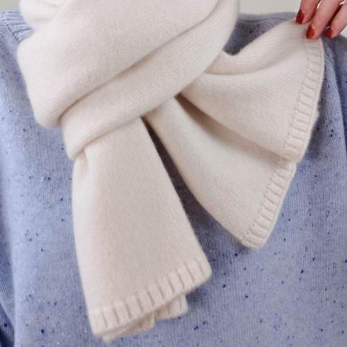 康赛妮纯羊绒围巾Baby绒185g厚实