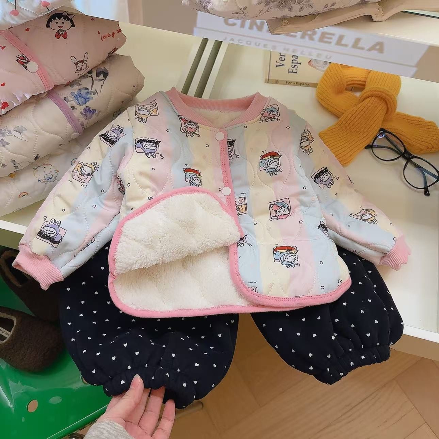 儿童棉袄2025秋冬新款中小童外套