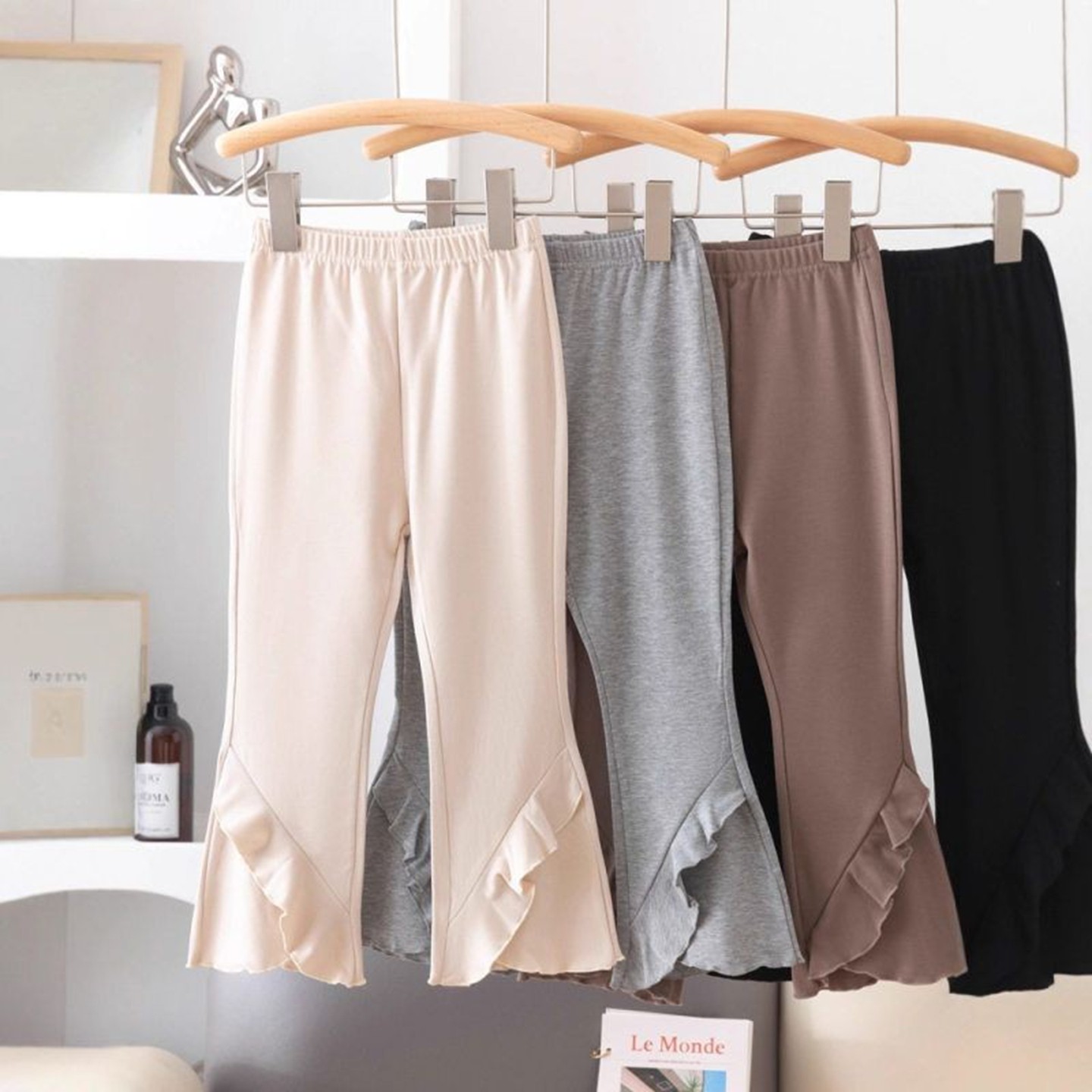 秋季中大童新款儿童喇叭裤韩版棉边女童喇叭裤儿童打底裤女童裤,童装/婴儿装/亲子装,裤子,淘宝优惠券,粉丝福利购,淘宝优惠卷