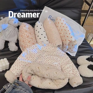 温变棉袄三层加厚保暖 一件过冬女童冬季 新款 温变三层夹棉