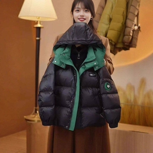 免洗男童羽绒棉服2025新款冬季加厚棉衣男孩帅气过年服中长款棉袄