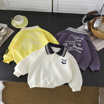 儿童卫衣秋季新款男童2025POLO