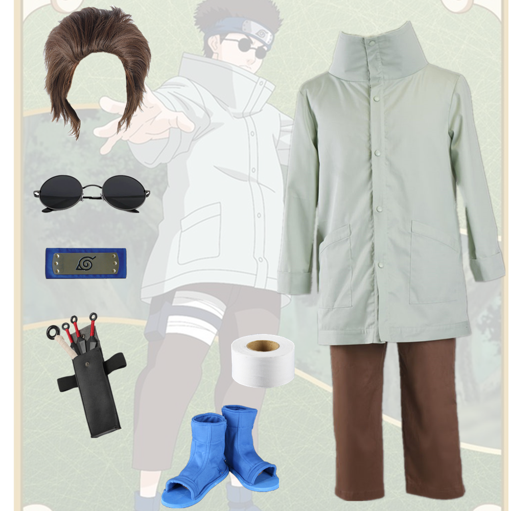 火影忍者油女志乃男cosplay服装
