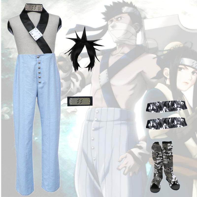 动漫火影忍者Cosplay服饰桃地再不斩装1代无衫版万圣节角色扮演服