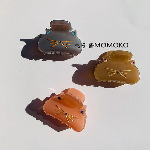 日本猫咪中号百搭甜美风头饰发抓