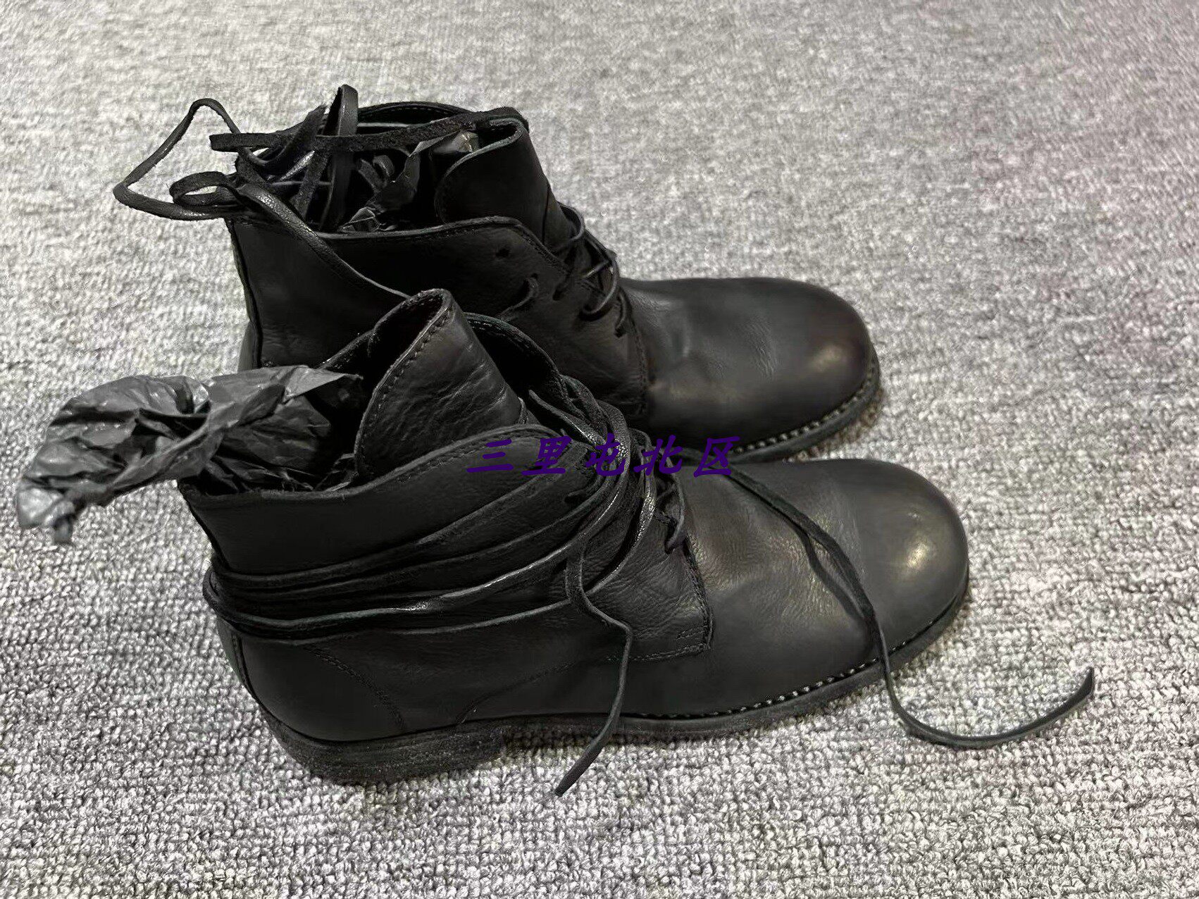 三里屯北区【现货】GUIDI 993经典款手工洗水做旧女靴 意大利制