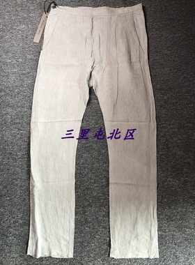 三里屯北区【现货】Poeme Bohemien麻料男款修身休闲裤 意大利制