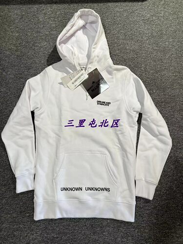 CDGDOVERSTREET白色加绒卫衣
