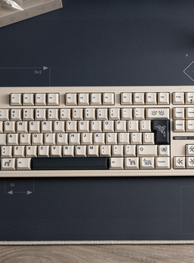 PBTfans Origami 热升华折纸键帽pbt材质原厂 玻璃微珠类肤手感