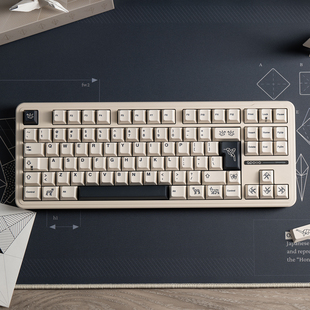 玻璃微珠类肤手感 热升华折纸键帽pbt材质原厂 PBTfans Origami