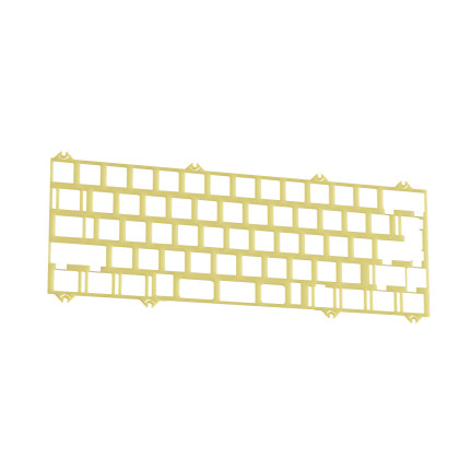 KBDfans Tofu60 3.0客制化机械键盘铝 FR4 碳纤维 FEI定位板 单卖