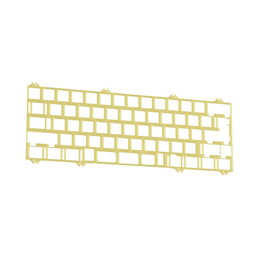 KBDfans Tofu60 3.0客制化机械键盘铝 FR4 碳纤维 FEI定位板 单卖
