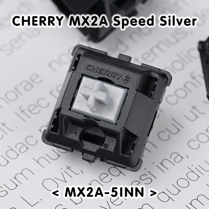 CHERRY MX2A-51NN Speed Silver樱桃速度银轴线性轴 机械键盘开关