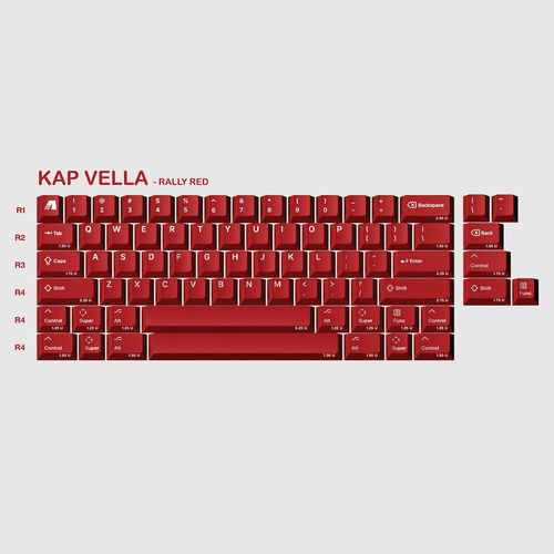 vella二色键帽6065hhkb