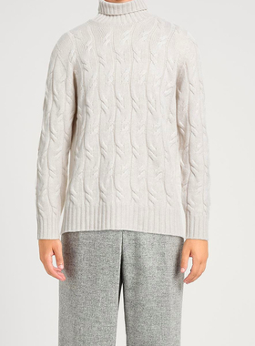 醉鼎吉 仅低于LP COLOMBO 秋冬 重工 100%山羊绒 老钱风毛衣