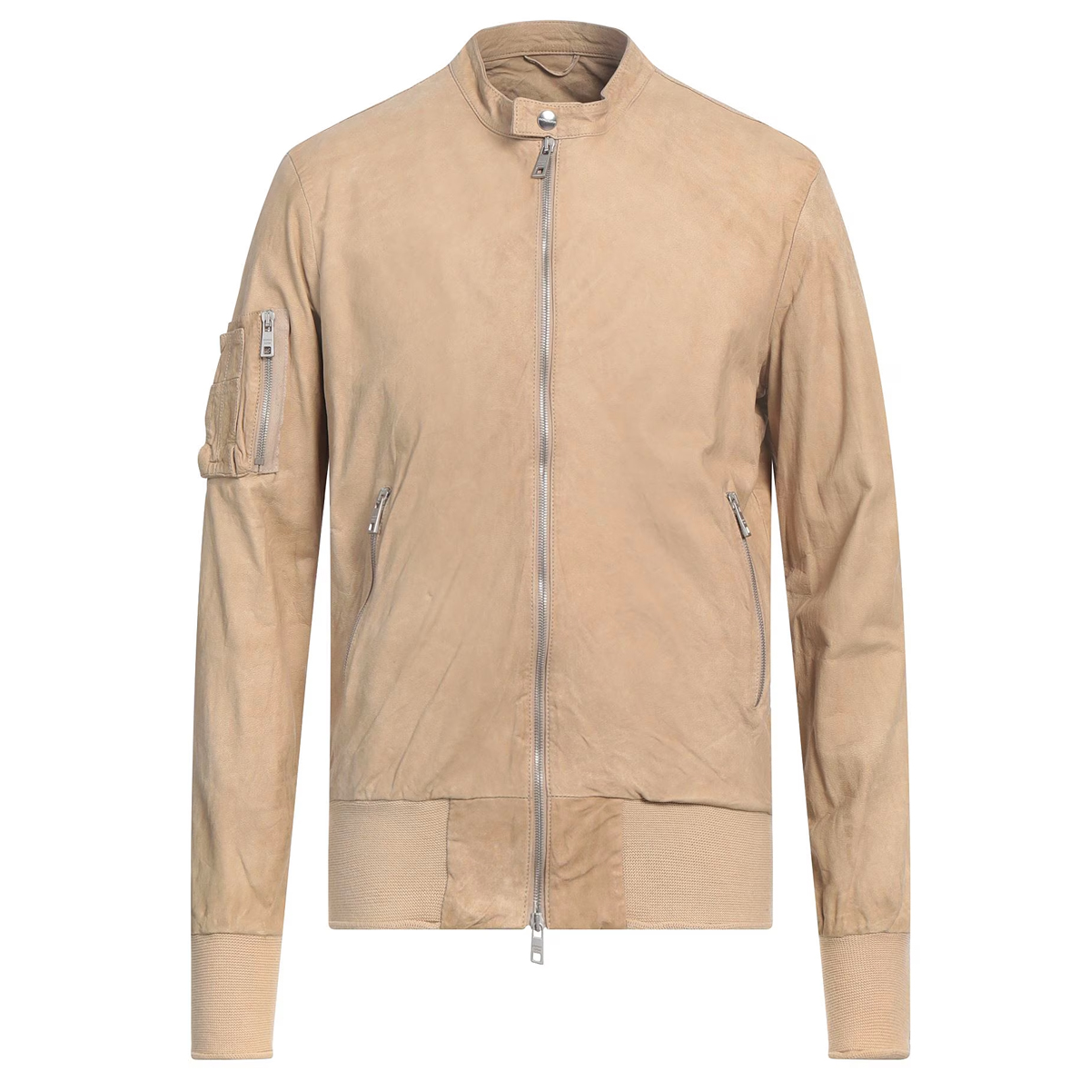 公价22000 意大利顶吉 专业一线 G 秋冬水洗工艺羔羊皮机车款皮衣