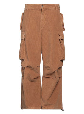 顶吉奢侈潮牌  ALANUI 春秋 驼色 粗灯芯绒 工装款休闲裤