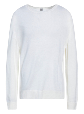 意大利产 小BC 经典一线 E 秋冬 白色 羊毛 圆领毛衣