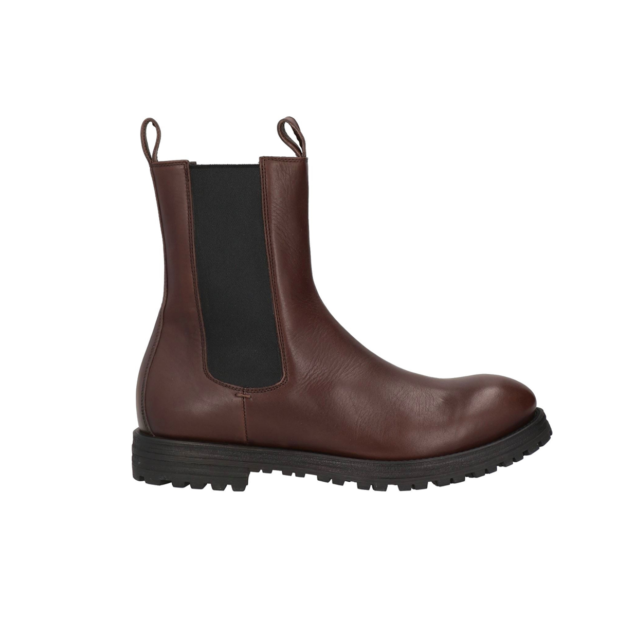 专业品牌 高端一线  秋冬 咖色小牛皮 手工短靴