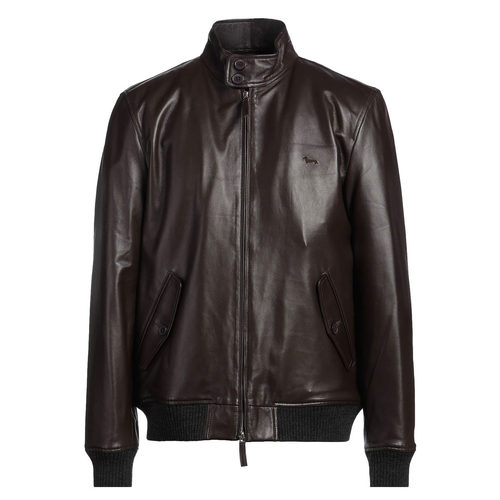 高端一线 HARMONT & BLAINE  春秋 棕色休闲羊皮 皮衣