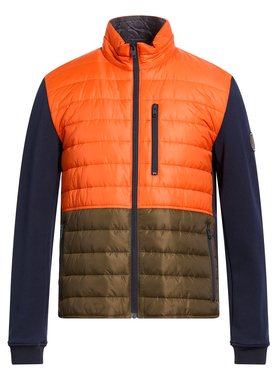 意大利高端一线 F 25秋冬 橙色 科技面料 著名经典夹克