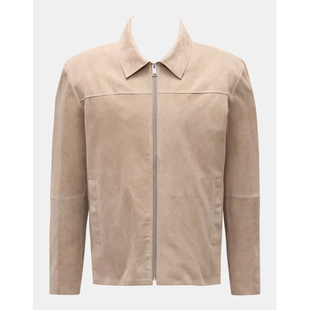 纳帕绒面小牛皮 春夏 老钱风衬衫 款 A男 调货 皮衣 意国原产