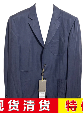 特价现货 公价10790 高端一线CANALI Kei系列 四季深蓝色修身西服