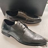 原产 知名 四季 现货清货 雕花头层皮德比鞋