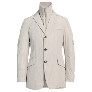 专业品牌 高端一线 MONTECORE 秋冬 脱卸假两件 薄款白鹅绒羽绒服