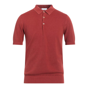 调货 意国原产 布雷西亚 春夏 红色 匹马棉 老钱风 针织短袖T恤 B