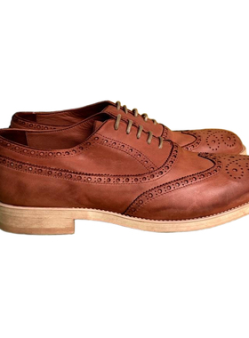 现货清货 超低特价公价4980意大利产ALBERTO GUARDIANI牛皮牛津鞋