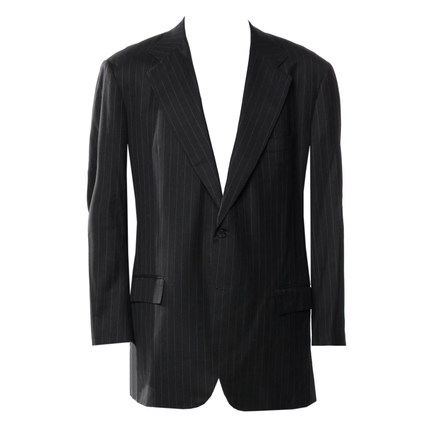 公价42000 醉鼎吉 K 四季 独家醉鼎吉提花条纹羊毛那不勒斯款西服