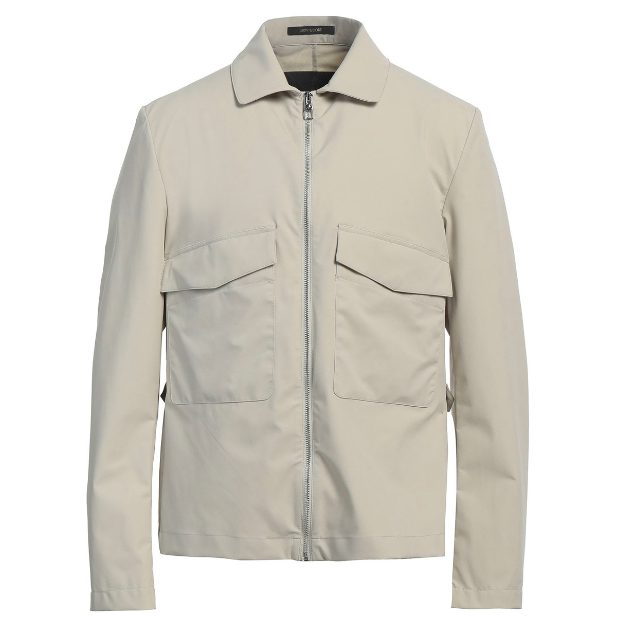 专业品牌 高端一线MONTECORE 春夏 米色科技面料 哈灵顿休闲夹克