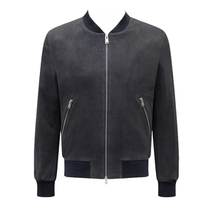 飞行员皮衣 调货 蓝色纳帕绒面小牛皮 春夏 A男 意国原产