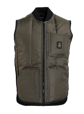 1954年创 美国著名一线 R 25秋冬 刺绣徽章 军绿色科技面料马甲