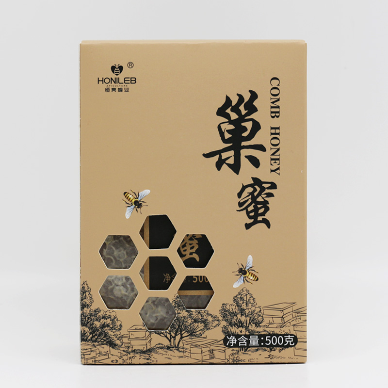 恒亮巢蜜500g 农家自产纯蜂巢蜂蜜老蜂巢蜂窝