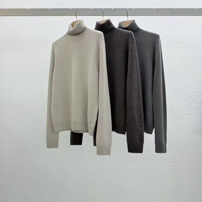 现 25冬季新款韩国东大门STATEMENT羊毛羊绒休闲高领打底套头毛衣