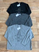 韩国东大门VANTA休闲百搭卡通女孩印花圆领长袖 现折 25秋款 T恤