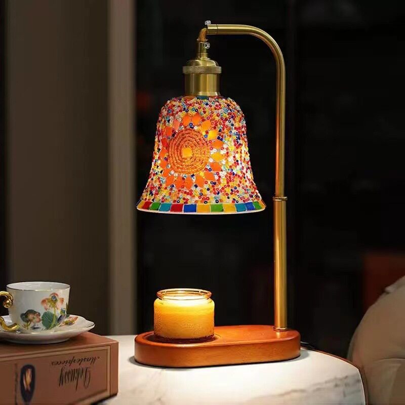 摩洛哥复古香薰灯融蜡灯卧室床头灯氛围灯融烛香氛礼物台灯