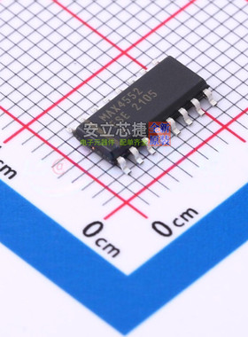 模拟开关/多路复用器 MAX4552ESE+ SOIC-16 MAXIM(美信) 全新原装