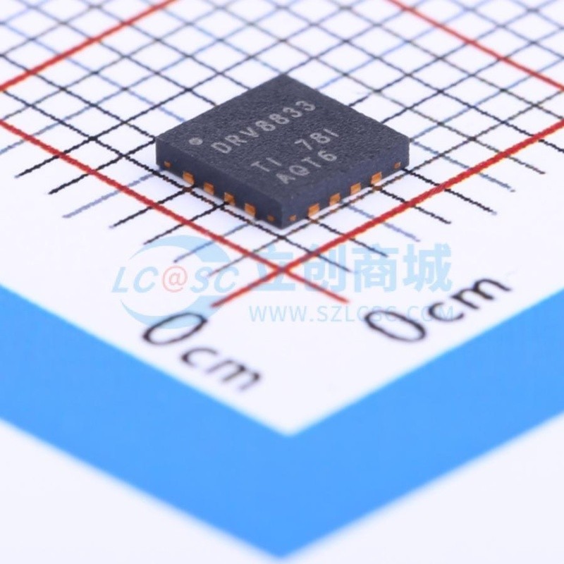 电机驱动芯片 DRV8833RTYR QFN-16 TI/德州 电子元器件配套