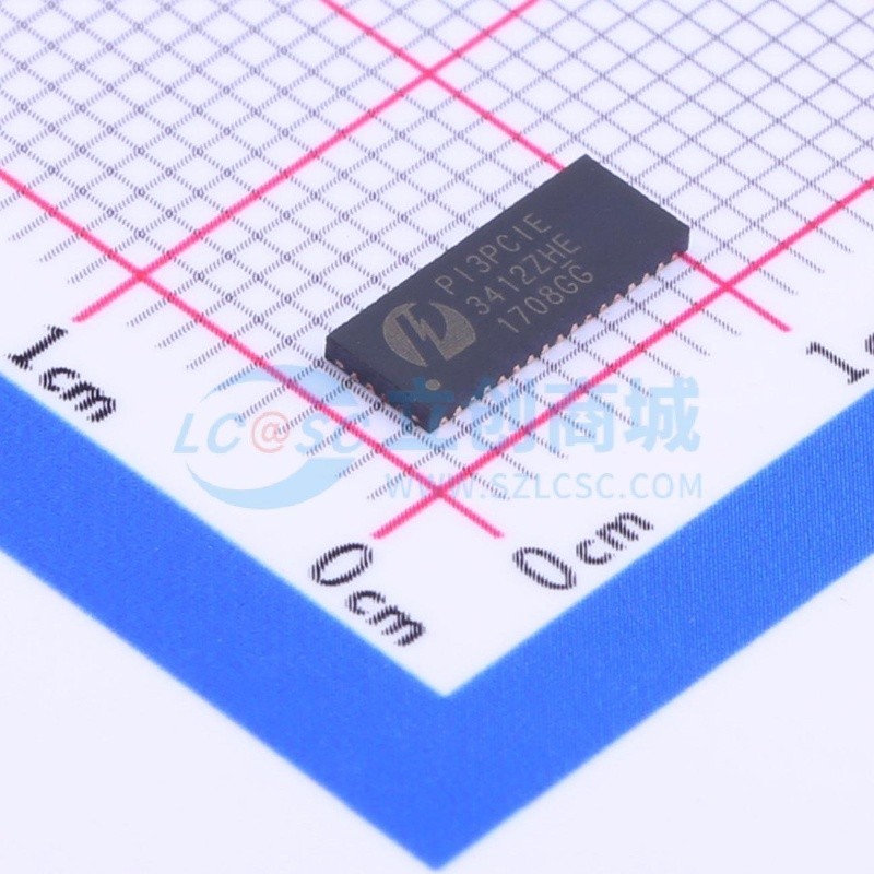 模拟开关多路复用器 PI3PCIE3412ZHE TQFN-42 DIODES(美台) 原装