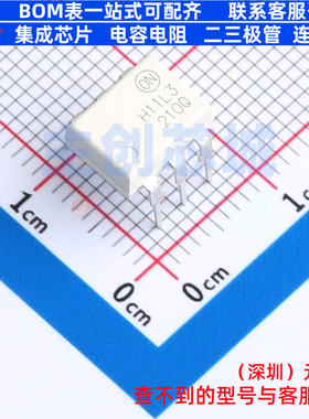 逻辑输出光耦 H11L3M DIP-6 onsemi(安森美) 电子元器件全新原装