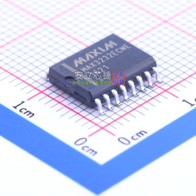 RS232芯片 MAX3232ECWE+ SOIC-16 MAXIM(美信) 电子元件全新原装