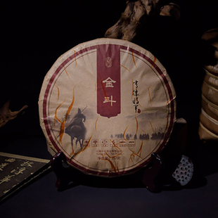 云南普洱茶生茶斗记经典标杆生普1901金斗357g石模饼大树茶叶送礼