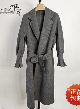 唯影双面羊绒大衣小个子高端女长款纯色外套气质百搭W042D24778